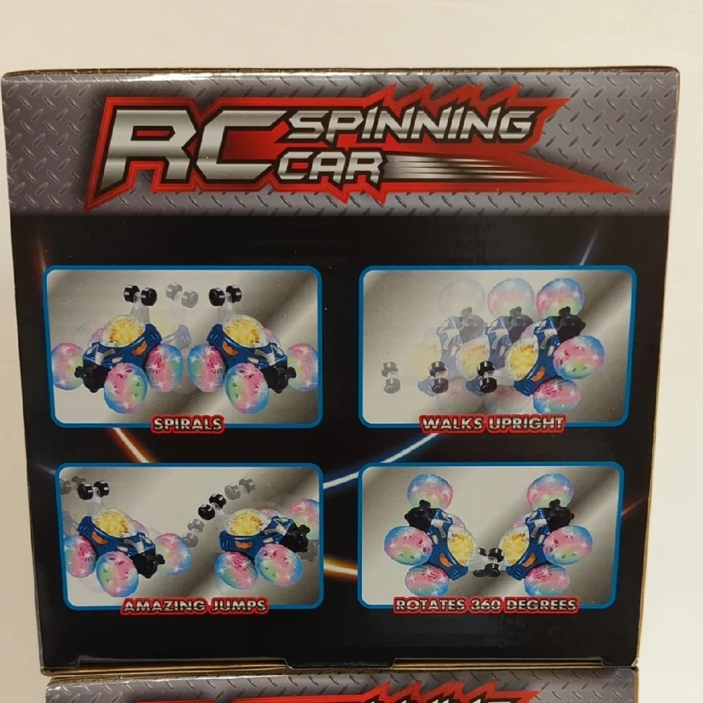 2 Pack - RC Spinning Cars - Blue